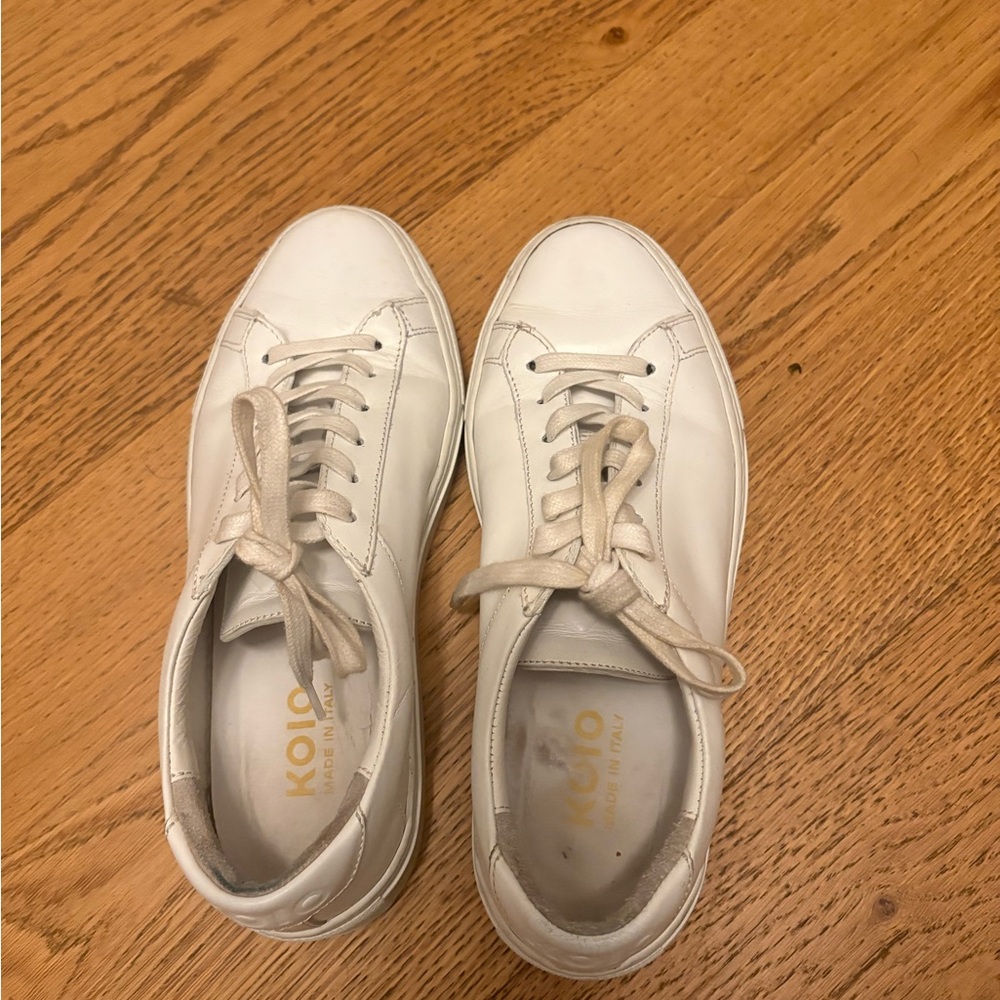 KOIO Capri White Leather Sneakers